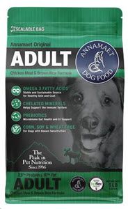 5LB ANNAMAET ORIGINAL ADULT 23% PROTEIN DRY DOG FOOD