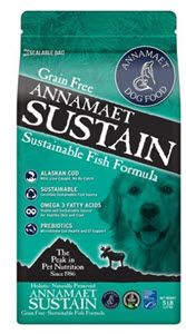 5LB ANNAMAET GRAIN FREE SUSTAIN SUSTAINABLE FISH DRY DOG FOOD