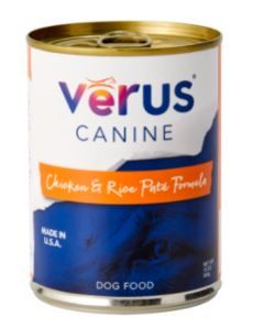 13OZ VeRUS CHICKEN & RICE WET DOG FOOD (12/CASE)