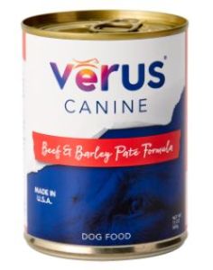 13OZ VeRUS BEEF & BARLEY WET DOG FOOD (12/CASE)