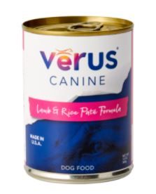 13OZ VeRUS LAMB & RICE WET DOG FOOD (12/CASE)