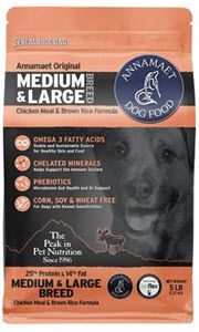 5LB ANNAMAET ORIGINAL ENCORE 25% PROTEIN DRY DOG FOOD