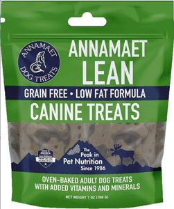 7oz ANNAMAET GRAIN FREE LEAN LOW FAT FORMULA DOG TREATS