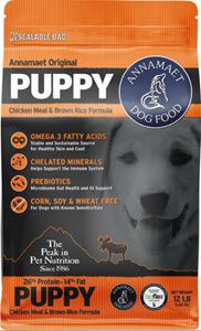 12LB ANNAMAET ORIGINAL PUPPY 26% PROTEIN DRY DOG FOOD