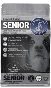 12LB ANNAMAET ORIGINAL SENIOR 31% PROTEIN DRY DOG FOOD