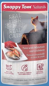 3.5oz Snappy Tom Naturals Tuna with Whitebait and Crabmeat (12/case)