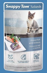 3.5oz Snappy Tom Naturals Ocean Fish with Salmon (12/case)