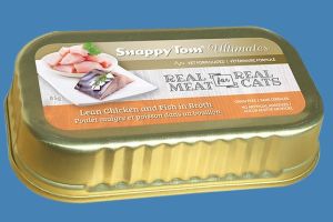 3oz Snappy Tom Ultimates Lean Chicken and Fish in Broth (12/case)