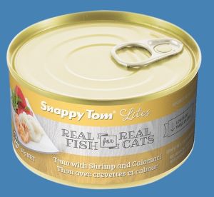 5.5oz Snappy Tom Lites Tuna With Shrimp and Calamari (24/case)