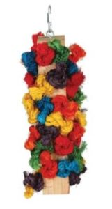 CAITEC LARGE SISAL PREENING POLE BIRD TOY