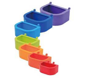 7 PIECE RAINBOW CUP SET #340-A