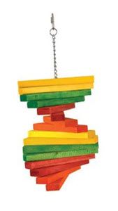 CAITEC 8" X 18" LARGE VARI FAN BIRD TOY