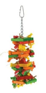 CAITEC 2.5" X 9" MINI KNOTS N BLOCK BIRD TOY