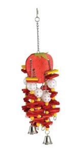 CAITEC 7" X 24" LARGE STRAWBERRY BIRD TOY