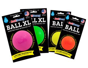 RUFF DAWG INDESTRUCTIBLE BALL DOG TOY