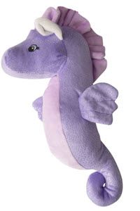 SNUGAROOZ 17" PURPLE SHELLY SEA HORSE