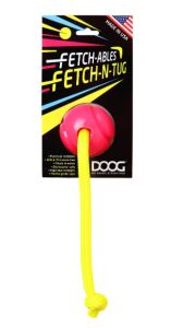 Doog Pink Fetch-Able Ball & Rope