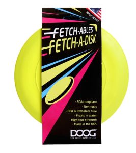 Doog 8" Yellow Fetch-Able Disc