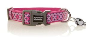 Doog Medium Pink Diamond Neoprene Collar