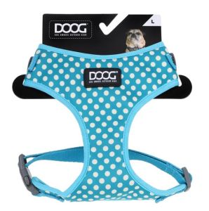 Doog Small Teal w/Dots Neoflex Harness