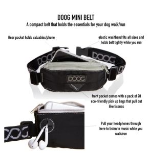 Doog Mini Navy w/Polka Dots Walkie/Running Belt