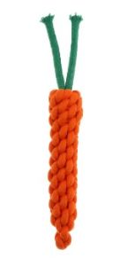 Country Tails Carrot Wool Rope Natural Chew Toy
