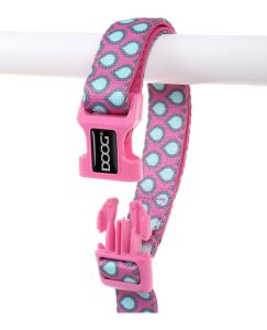 Doog Clip-it Pink Drops Neoprene Lead