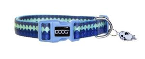 Doog Large Teal Scallop Neoprene Collar