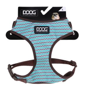 Doog X-Large Brown Chevron Print Neoflex Harness