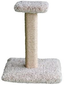 P-7 24" CARPETED CAT POST WITH PERCH WITH SISAL