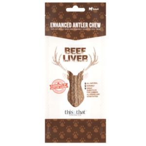 THIS & THAT SMALL BEEF LIVER ENHANCED ANTLER