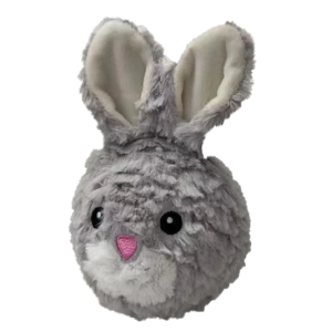 PETLOU 4" EZ SQUEAKY BALL RABBITIT