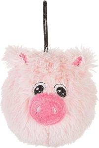 PETLOU 4" EZ SQUEAKY PIG BALL