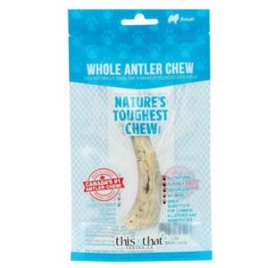 THIS & THAT SMALL WHOLE ANTLER CHEW