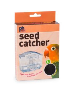 Prevue Large Mesh Seed Catcher (Black)