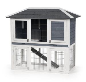 Prevue Wooden Rabbit Hutch Duplex