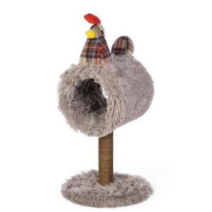Prevue Kitty Power Paws Plush Furniture Cozy Chicken