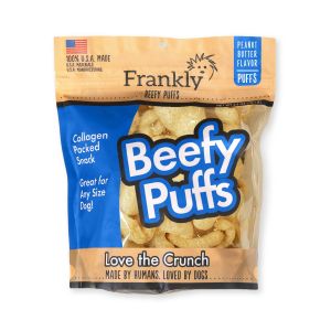 2.5OZ FRANKLY PEANUT BUTTER BEEFY PUFFS