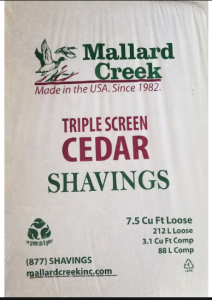 MALLARD CREEK 7.5CU' CEDAR SHAVINGS (+$150/PALLET SURCHARGE FOR LTL CUSTOMERS)