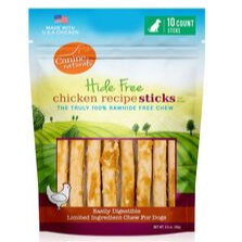CANINE NATURALS 40PK 5" CHICKEN STICK