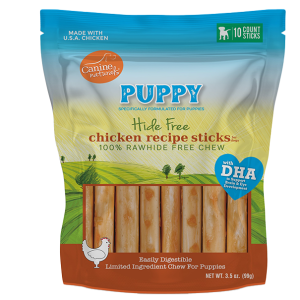 CANINE NATURALS 10PK 5" PUPPY STICK