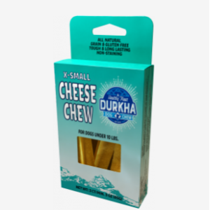 DURKHA 3PK 3.5OZ X-SMALL CHEESE CHEW
