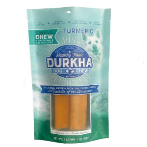 DURKHA 2PK 4OZ SMALL TURMERIC CHEESE CHEW