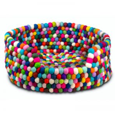 DURKHA FELT DOG BED SINGLE BALL
