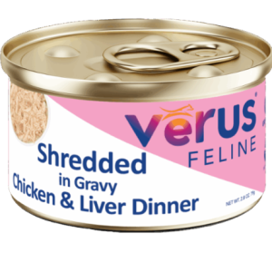 2.8OZ VERUS CHICKEN/LIVER SHRED CAT
