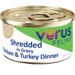 2.8OZ VERUS CHICKEN/TURKEY SHRED CAT