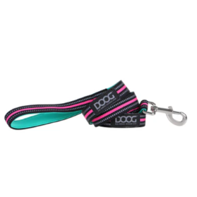 DOOG BLACK/PINK REFLECTIVE DUAL LEAD