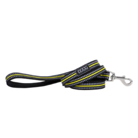 DOOG BLACK/YELLOW REFLECTIVE DUAL LEAD