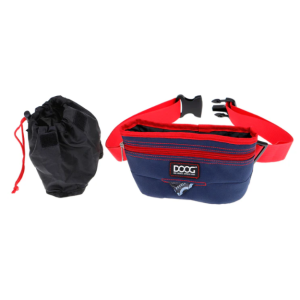 DOOG LARGE NAVY/RED NEO TREAT&TRN POUC