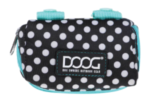 DOOG BLK DOTS WALKIE POUCH W/BAG